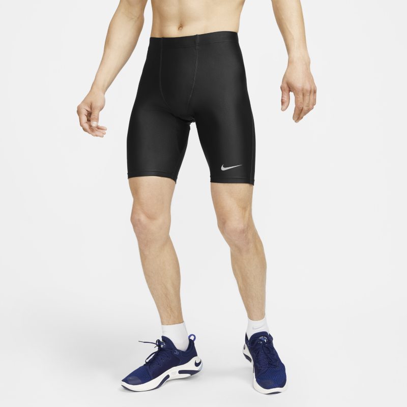 Nike Dri-FIT Fast Men's 1/2-Length Running Tights - Black
