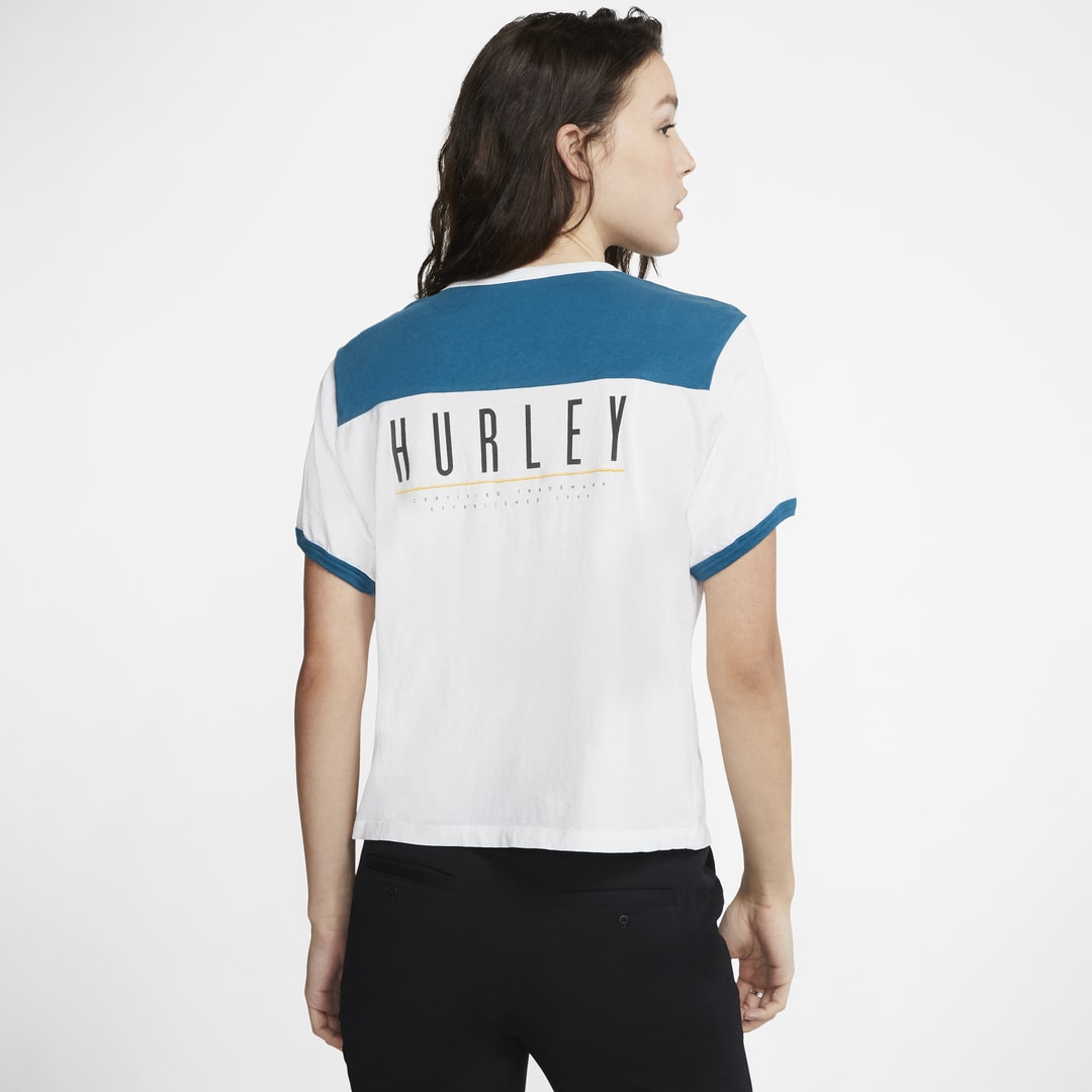 Hurley Avante Blocked Women's T-shirt In Blue