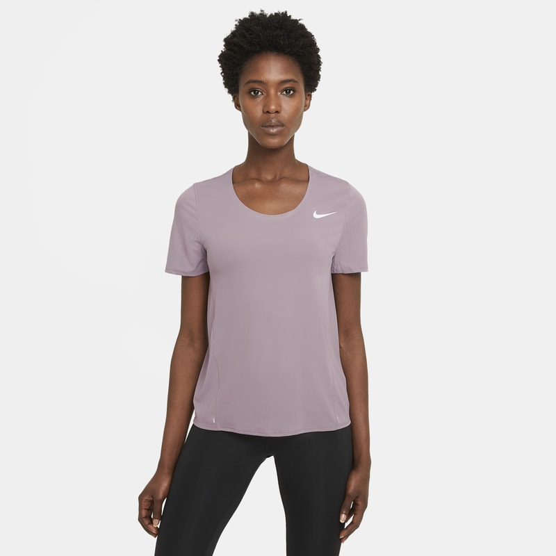 Kortärmad löpartröja Nike City Sleek för kvinnor - Lila