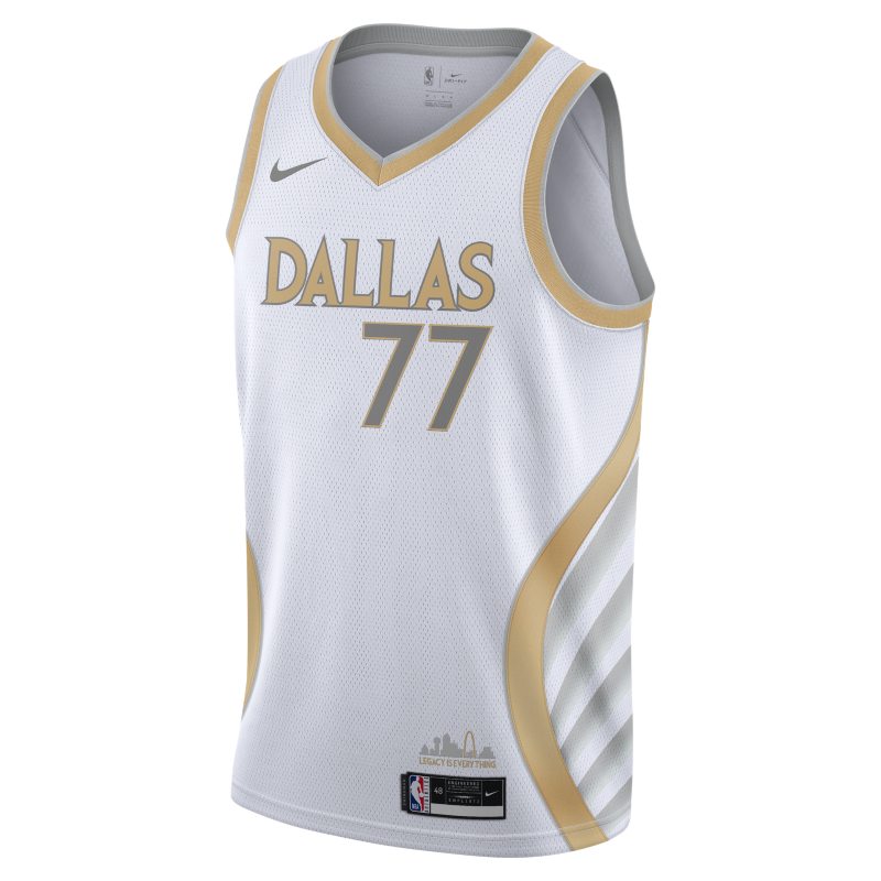 Dallas Mavericks City Edition Nike NBA Swingman Jersey - White