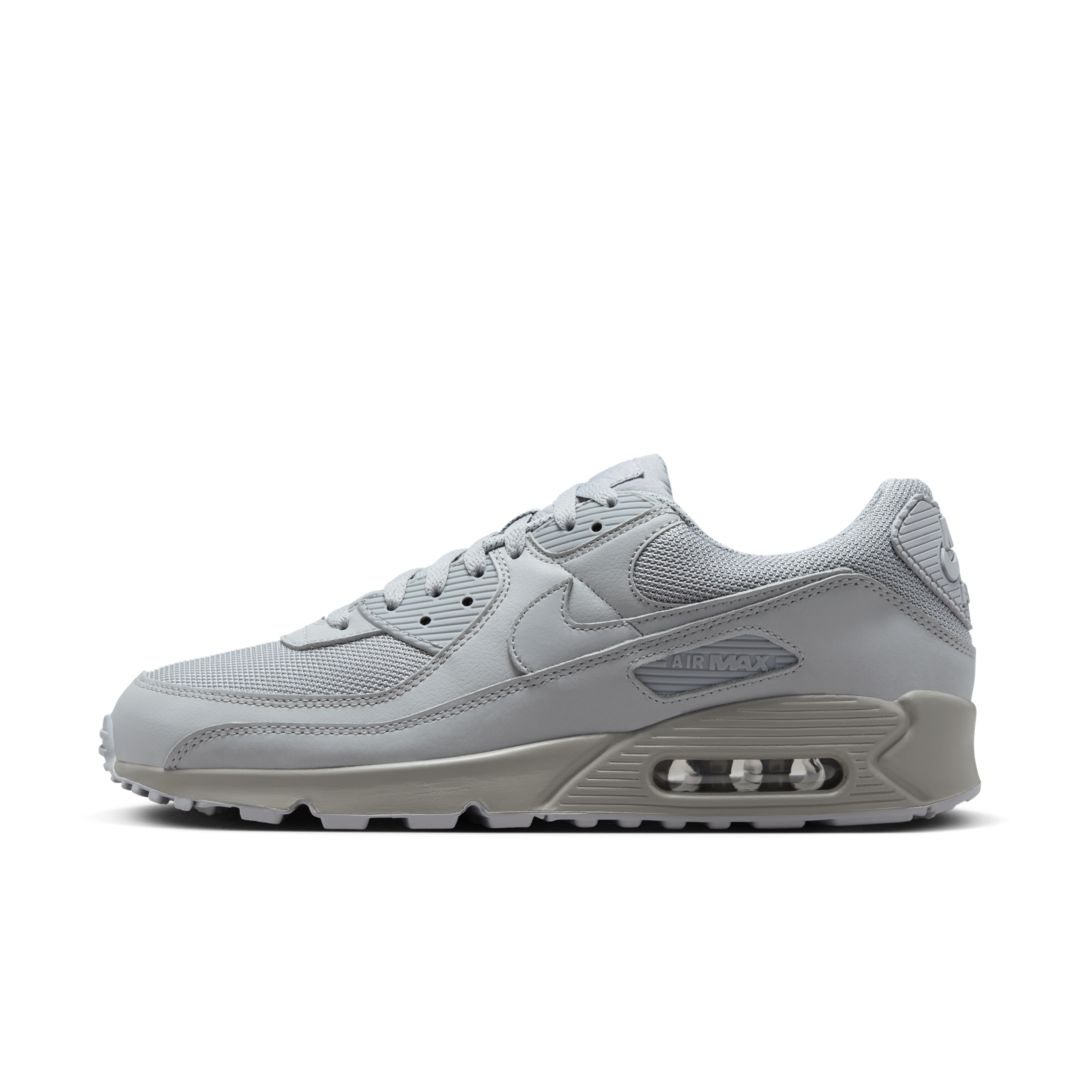 Shop Nike Men's Air Max 90 Shoes In Grey