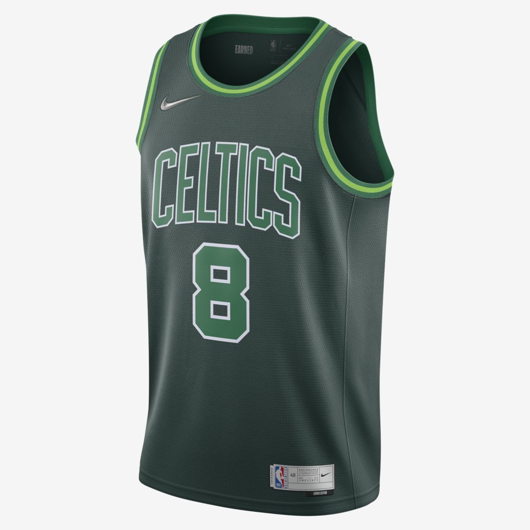 Kemba Walker Celtics Earned Edition Men's Nike NBA Swingman Jersey