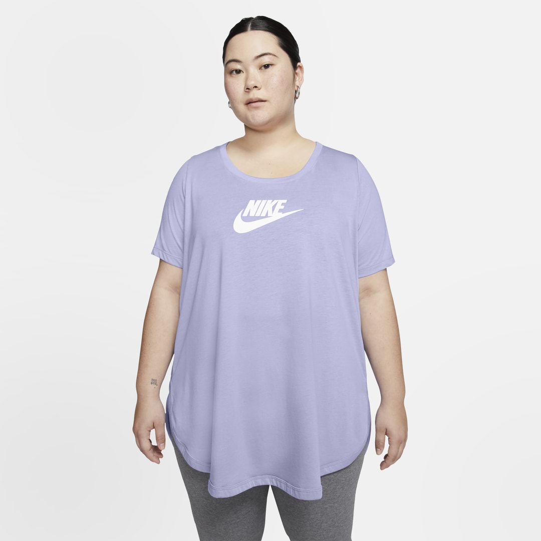 Nike Sportswear Essential Women's Tunic (plus Size) In Purple