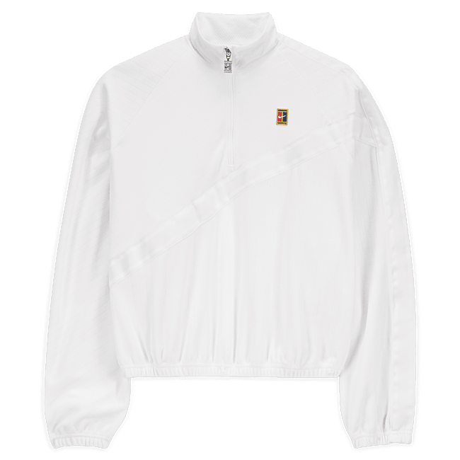 фото Женская теннисная куртка nikecourt - белый