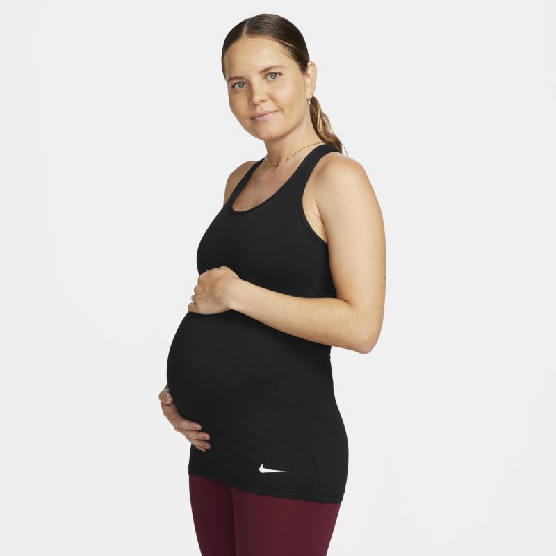 Image of Nike (M) Tanktop voor dames (zwangerschapskleding) - Zwart