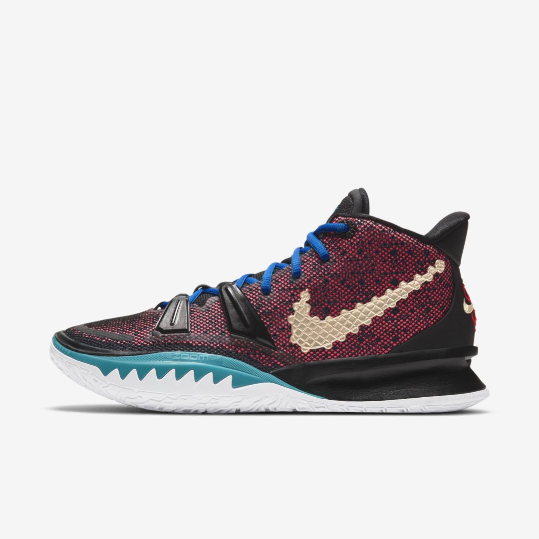 Nike Kyrie 7 "chinese New Year" Basketball Shoes In Black,spirit Teal,hyper Pink,metallic Gold