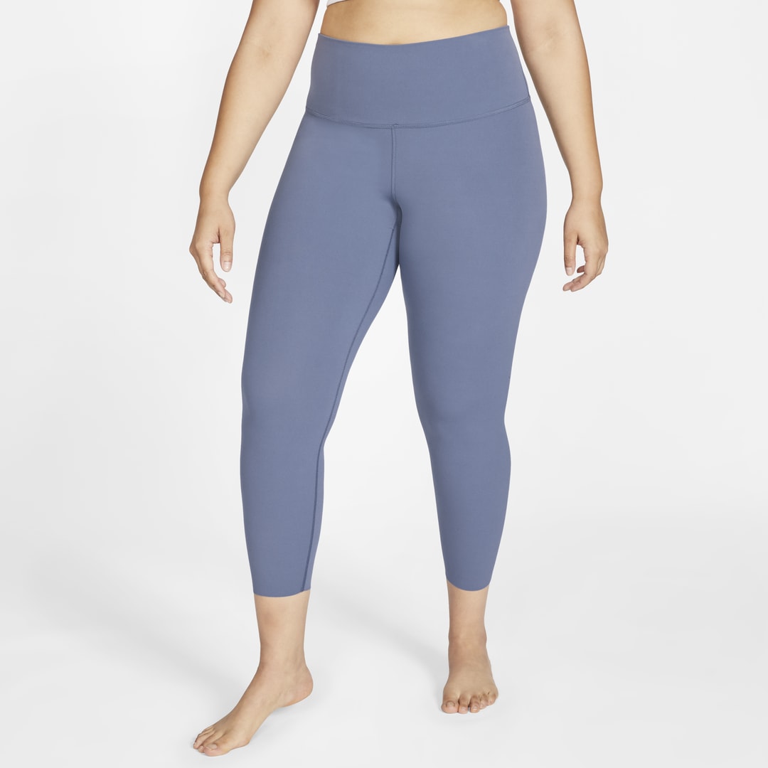 NIKE YOGA LUXE WOMEN'S INFINALON 7/8 TIGHTS (PLUS SIZE) (DIFFUSED BLUE) - CLEARANCE SALE