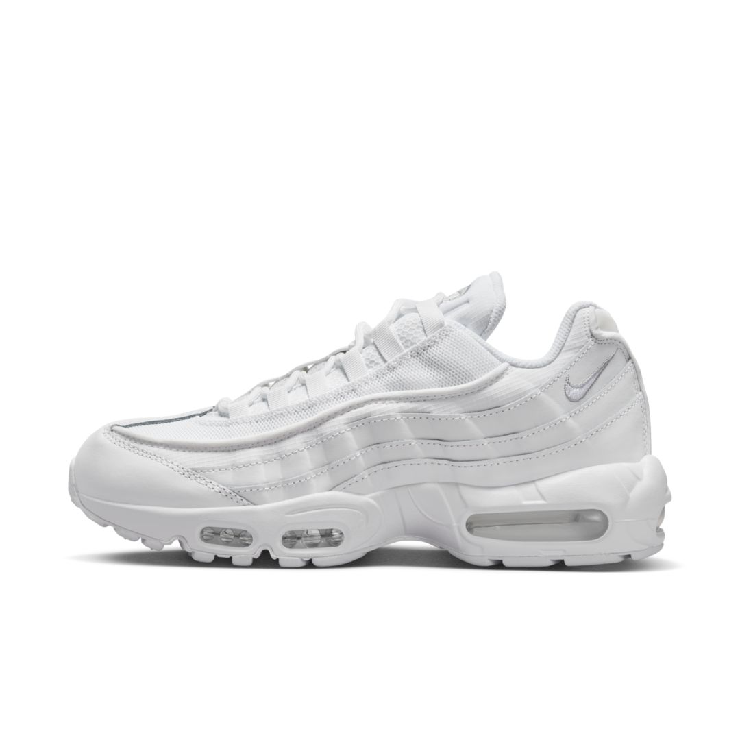 Shop Nike Men's Air Max 95 Essential Shoes In White