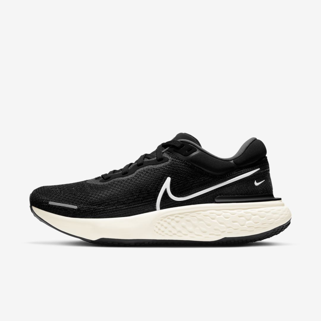 Nike Men's Zoomx Invincible Run Flyknit Road Running Shoes In Black