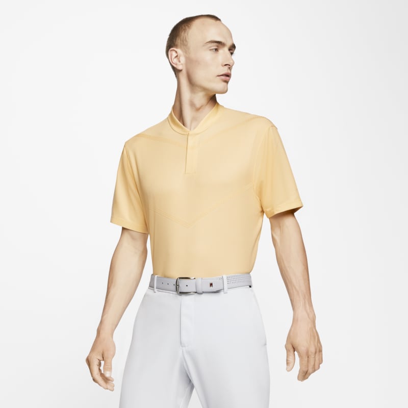 Nike Dri-FIT Tiger Woods Golf-Poloshirt für Herren - Gelb
