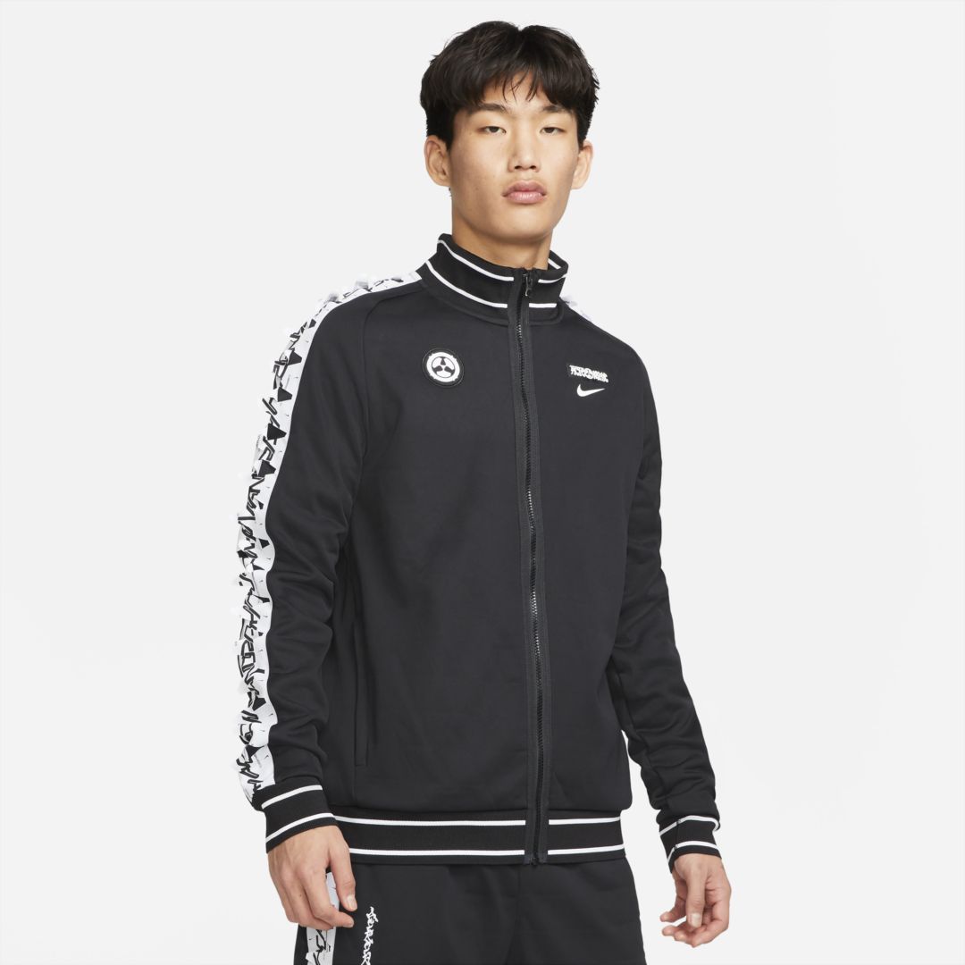 Nike X Acronym® Men's Therma-fit Knit Jacket In Black,white