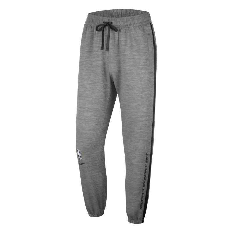 Los Angeles Lakers Showtime Men's Nike Therma Flex NBA Trousers - Grey