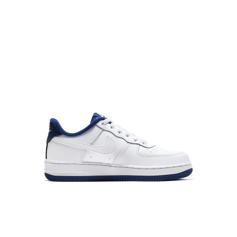 Image of Nike Air Force 1 Low White Deep Royal Blue (PS)