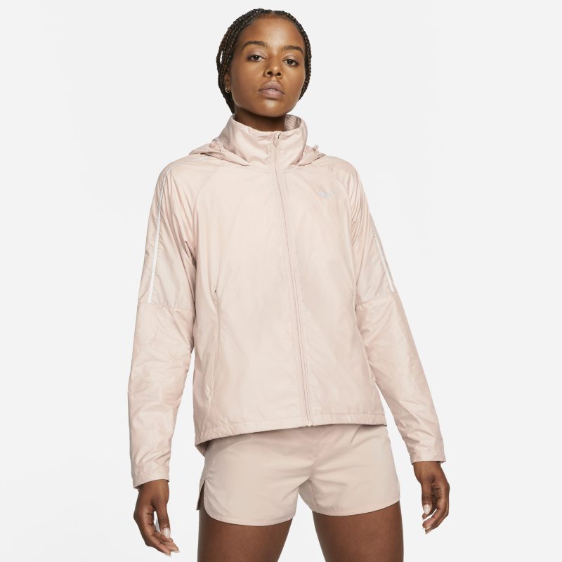 Damska kurtka do biegania Nike Shield - Różowy