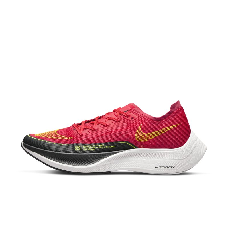 Męskie buty startowe do biegania po asfalcie Nike ZoomX Vaporfly Next% 2 - Czerwony