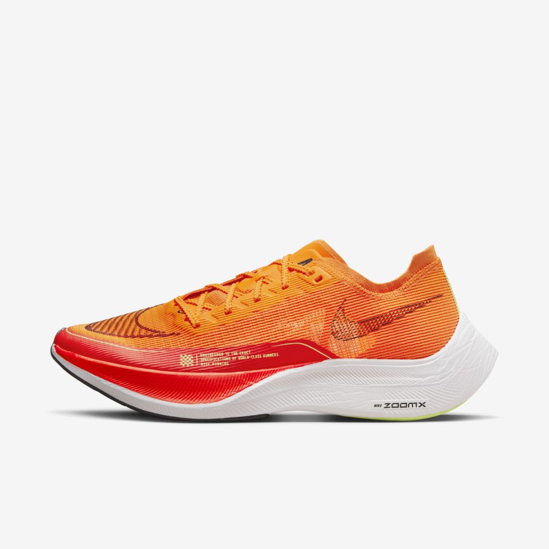 Nike Men's Vaporfly 2 Road Racing Shoes In Orange