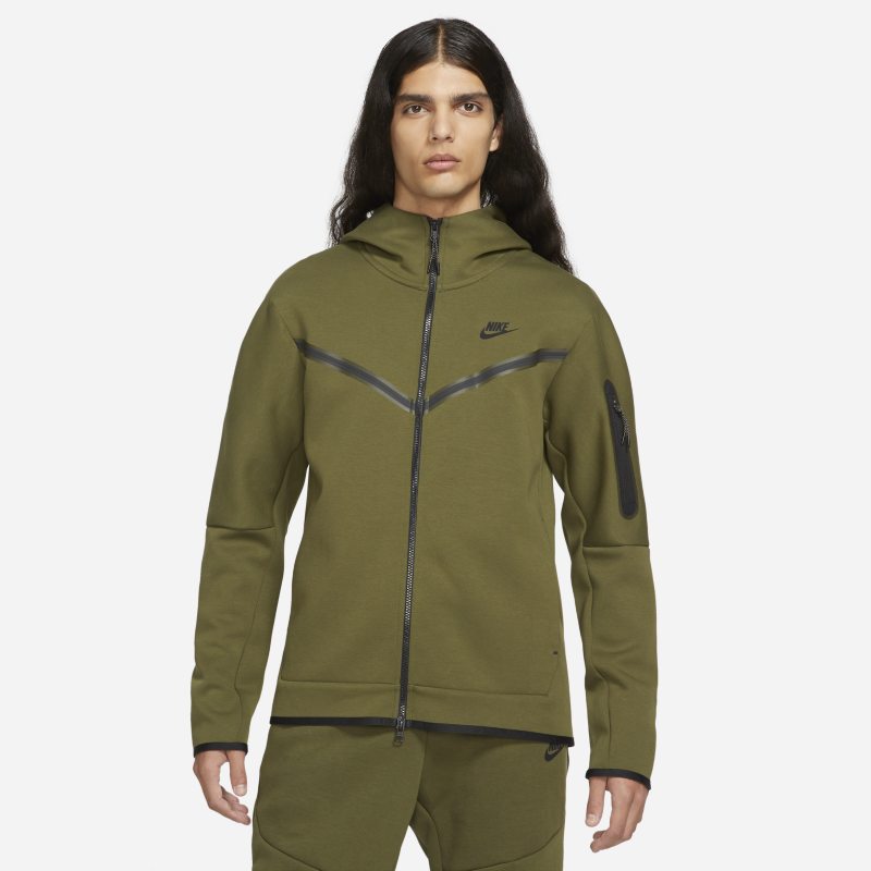 Nike Sportswear Tech Fleece Sudadera con capucha con cremallera completa - Hombre - Verde Nike