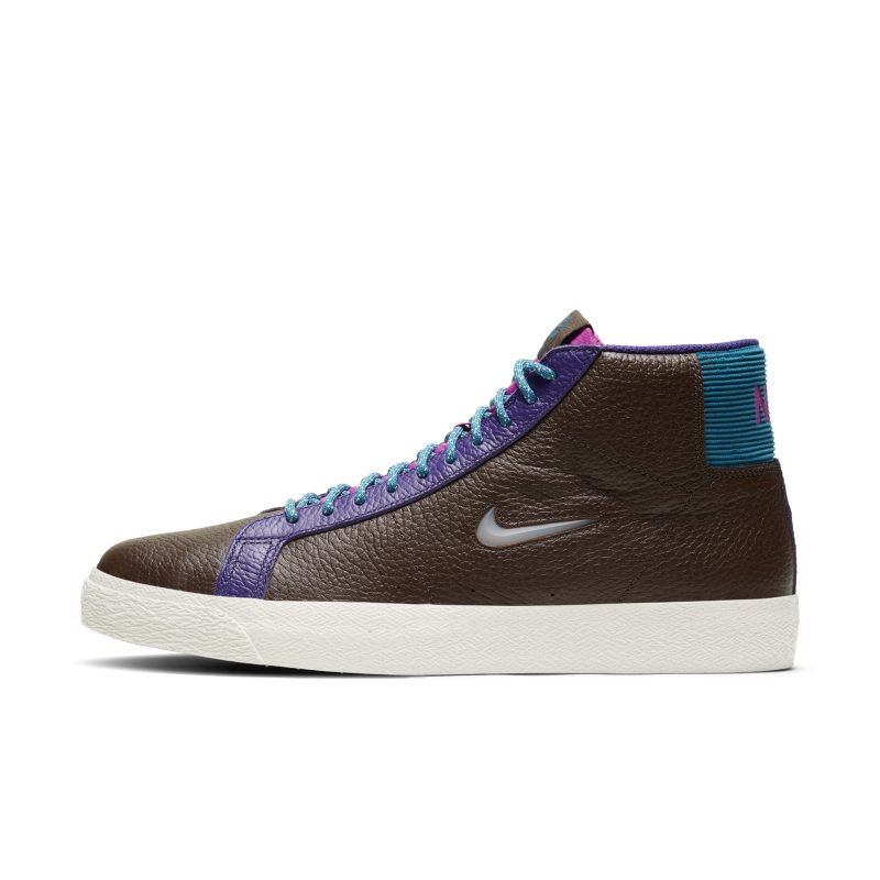 Nike SB Zoom Blazer Mid Premium Skate Shoe - Brown