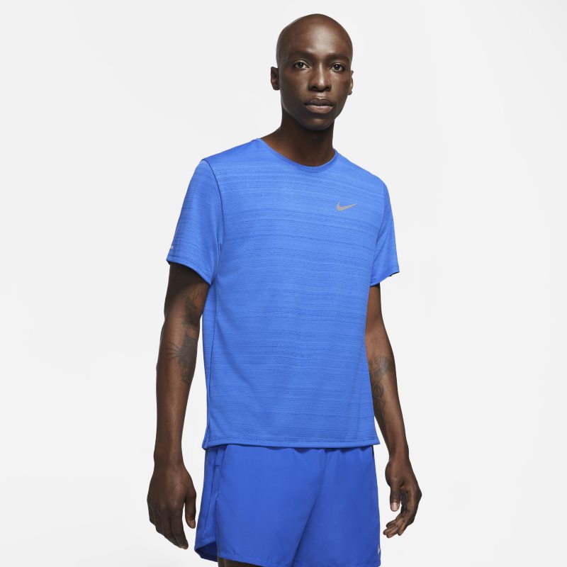 Nike Dri-FIT Miler Camiseta de running - Hombre - Azul Nike