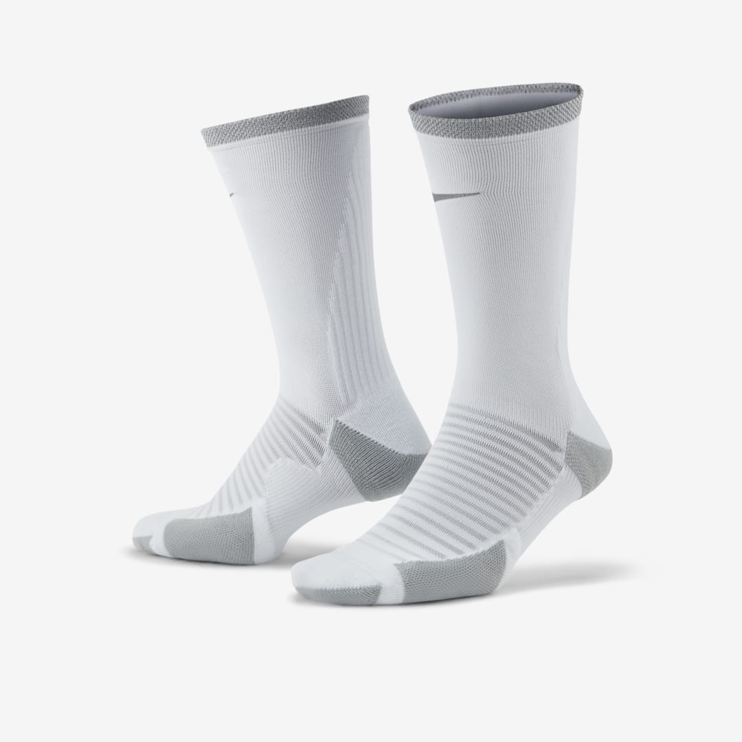 Nike Spark Cushioned Crew Running Socks In White