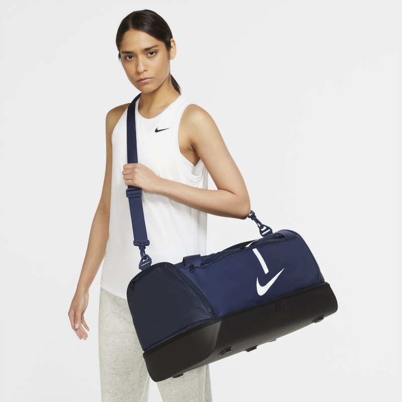 Wzmacniana torba piłkarska Nike Academy Team (duża, 59 l) - Niebieski
