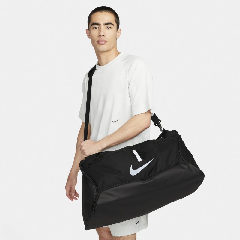 Nike Academy Team Football Duffel Bag (Medium, 60L) - Black