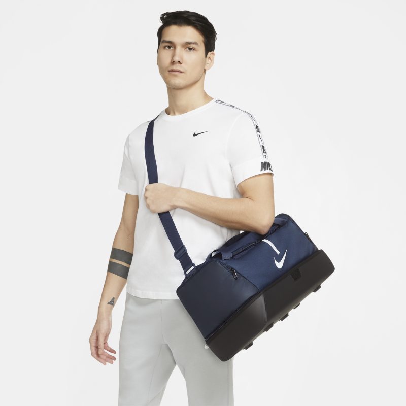 Wzmacniana torba piłkarska Nike Academy Team (średnia, 37 l) - Niebieski