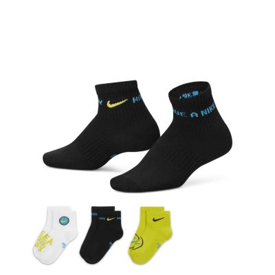 Легкие носки до щиколотки для школьников Nike Everyday (3 пары)