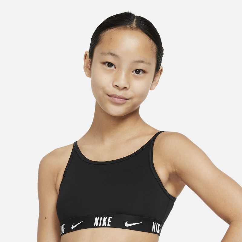 Nike Trophy Older Kids' (Girls') Sports Bra - Black