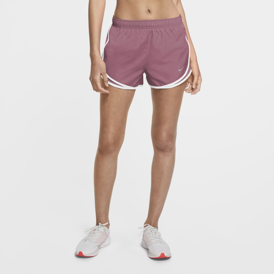 Nike Tempo Women's Running Shorts In Desert Berry,desert Berry,white,wolf Grey