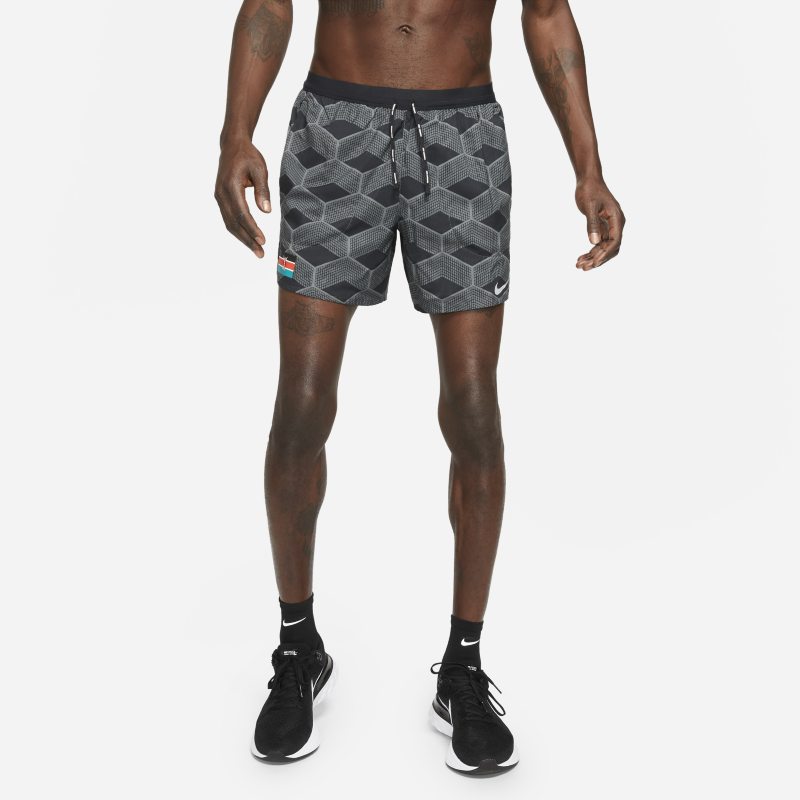 Nike Dri-FIT Team Kenya Flex Stride Pantalón corto de running - Hombre - Gris Nike