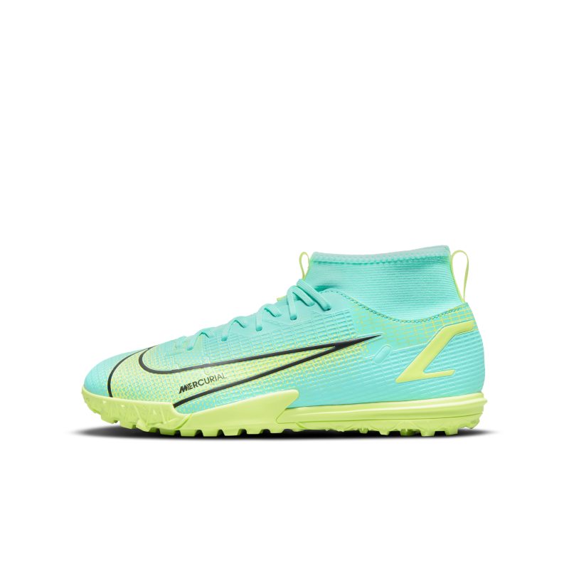 Nike Jr. Mercurial Superfly 8 Academy TF Younger/Older Kids' Artificial-Turf Football Shoe - Blue