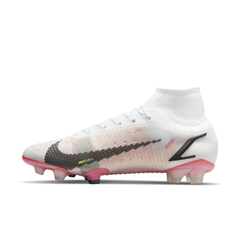 Nike Mercurial Superfly 8 Elite FG Firm-Ground Football Boots - White