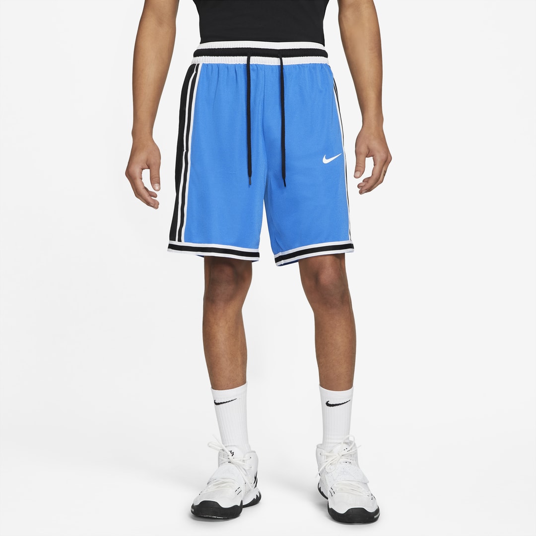 Nike Dri-fit Dna+ Men's Basketball Shorts In Signal Blue,black,white