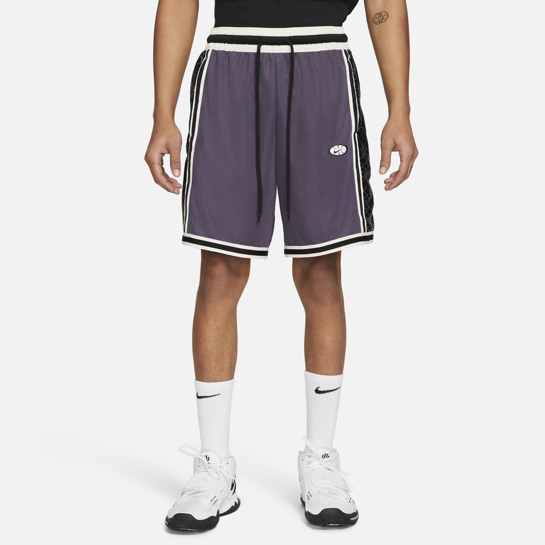 Nike Dri-fit Dna+ Men's Basketball Shorts In Dark Raisin,black