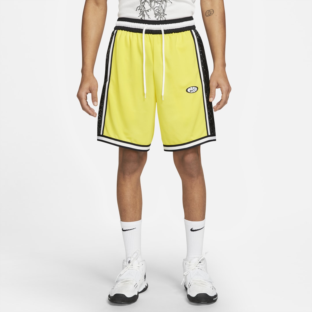 Nike Dri-fit Dna+ Men's Basketball Shorts In Opti Yellow,black