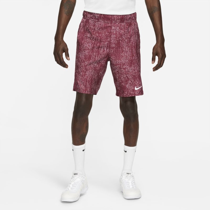 NikeCourt Flex Victory Men's Printed Tennis Shorts - Red