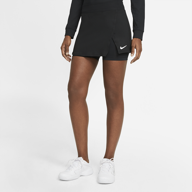 фото Теннисная юбка nikecourt victory - черный