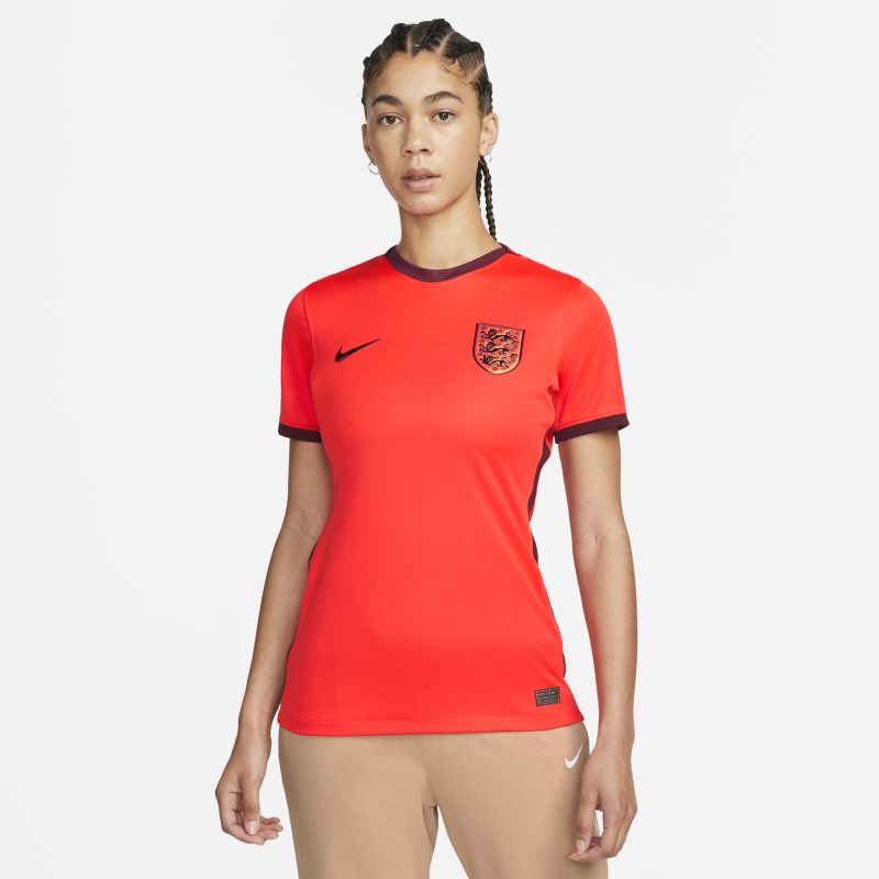 Damska koszulka piłkarska Nike Dri-FIT Anglia Stadium 2022 (wersja wyjazdowa) - Czerwony