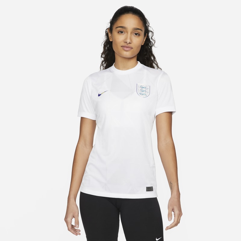 Fotbollströja England 2022 Stadium (hemmaställ) Nike Dri-FIT för kvinnor - Vit