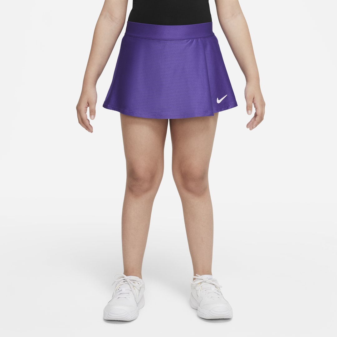 Nike Court Dri-fit Victory Big Kids' (girls') Tennis Skirt In Purple