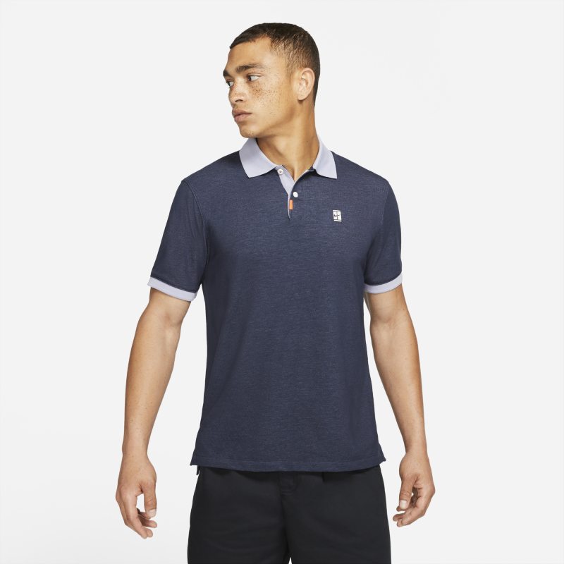 Męska dopasowana koszulka polo The Nike Polo Slam - Niebieski