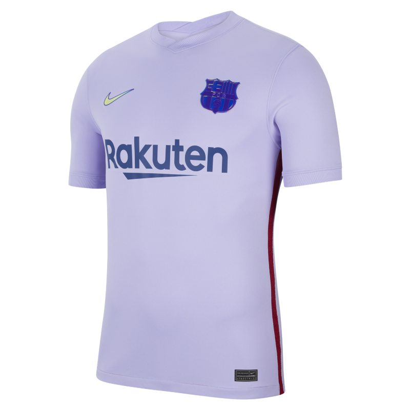 F.C. Barcelona 2021/22 Stadium Away Men's Football Shirt - Purple