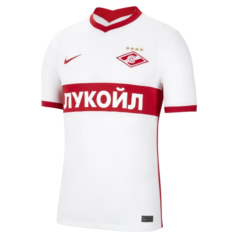 Spartak Moscow 2021/22 Stadium Away Men's Nike Dri-FIT Football Shirt - White