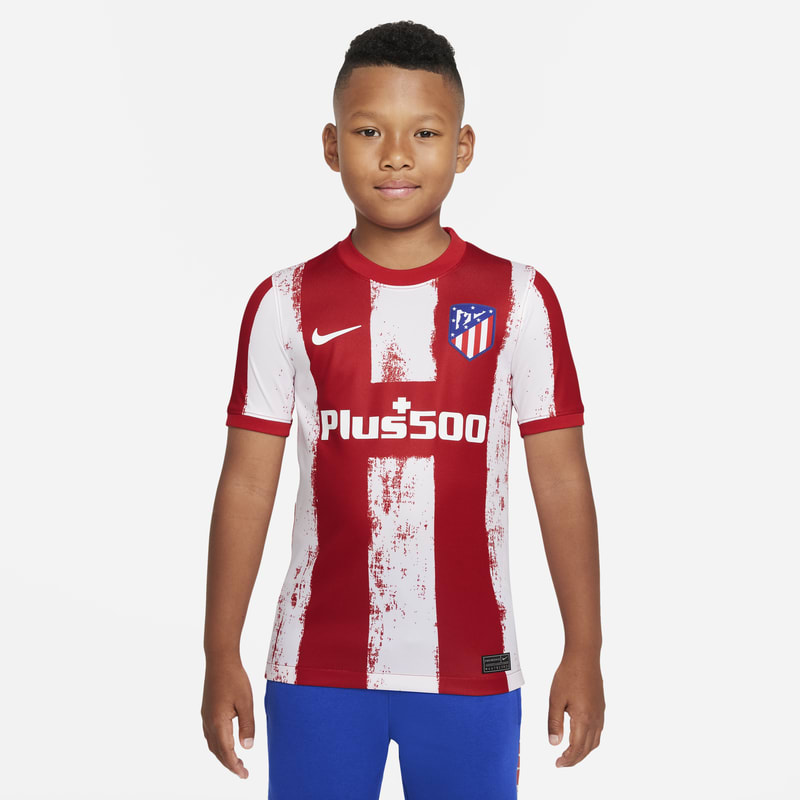 Atlético Madrid 2021/22 Stadium Home Older Kids' Football Shirt - Red