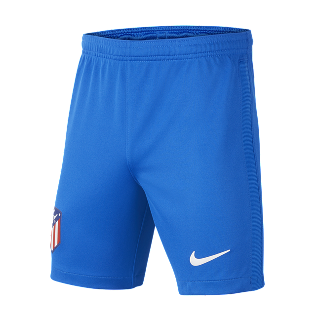 фото Футбольные шорты для школьников из домашней/выездной формы фк «атлетико мадрид» 2021/22 stadium - синий