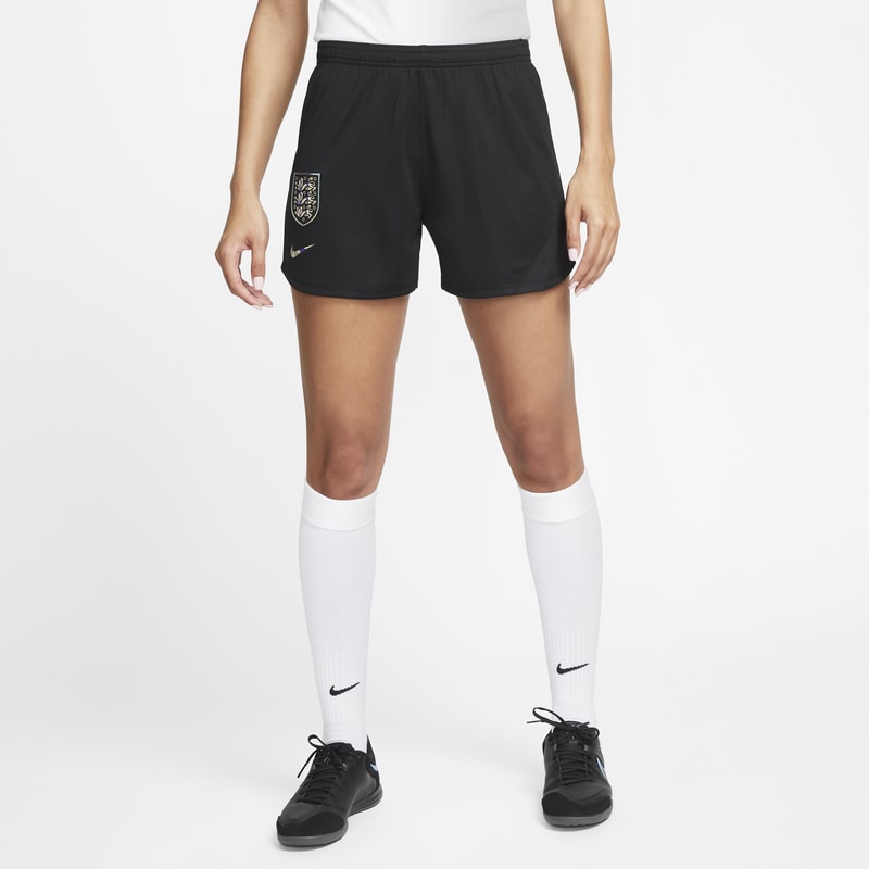 Stickade fotbollsshorts England Academy Pro Nike för kvinnor - Svart