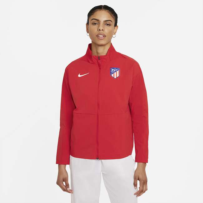 фото Женская футбольная куртка atlético madrid - красный