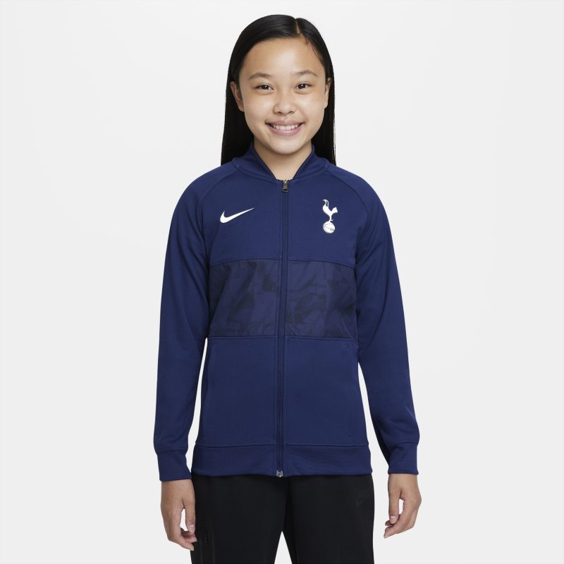 Tottenham Hotspur Older Kids' Full-Zip Football Jacket - Blue