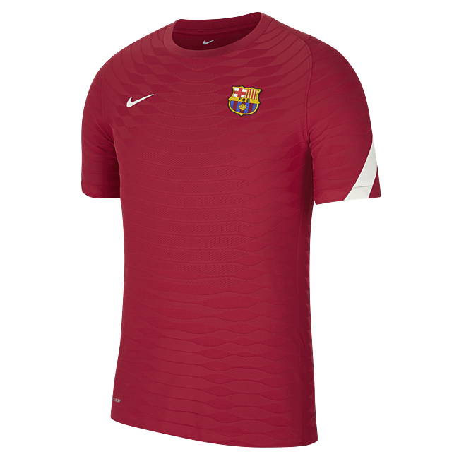 фото Мужская игровая футболка с коротким рукавом nike dri-fit adv fc barcelona elite - красный